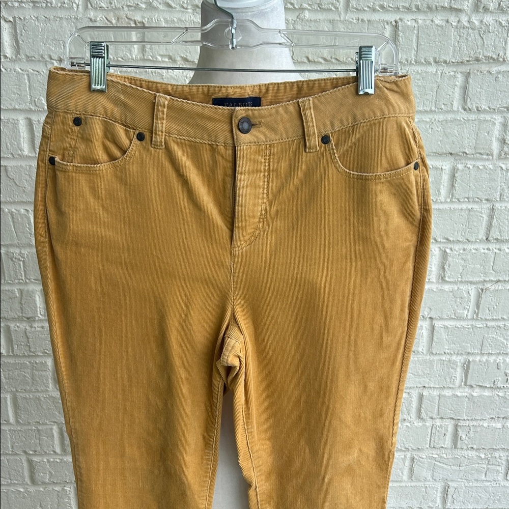 Talbots Golden Corduroy Pants